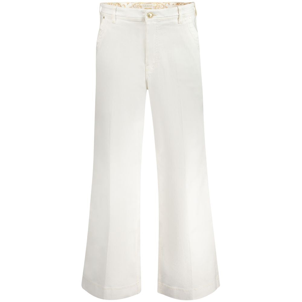 Guess Jeans White Cotton Women Short