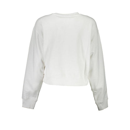 Guess Jeans White Organic Cotton Women Sweatshirt
