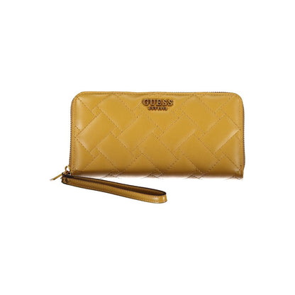 Guess Jeans Yellow Polyurethane Women Wallet