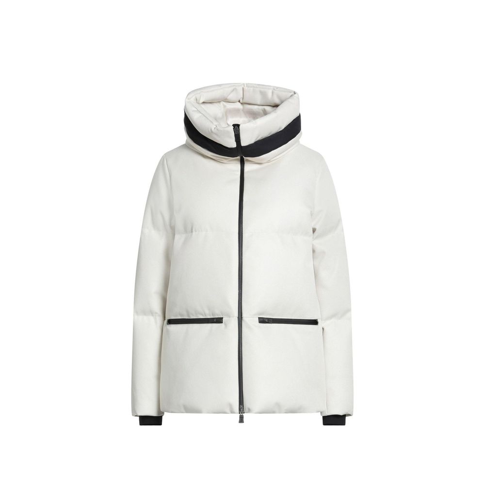 Herno White Polyester Shell Jacket