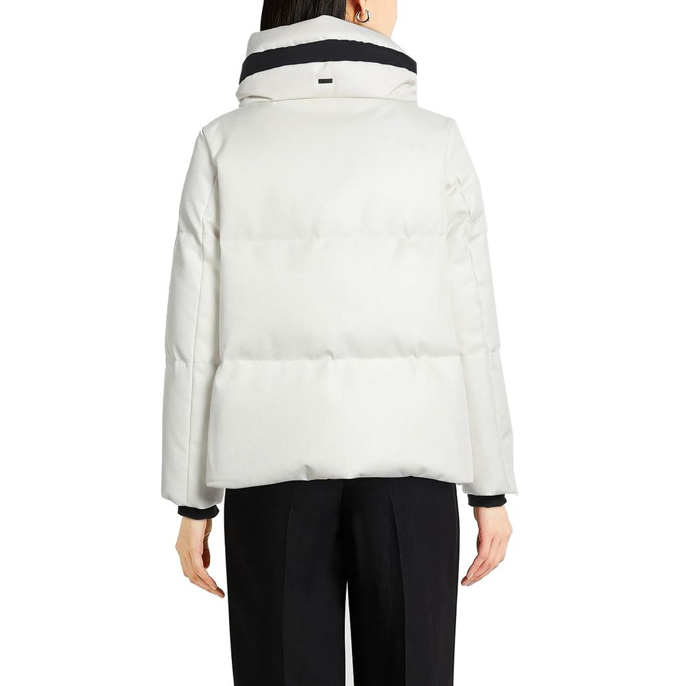 Herno White Polyester Shell Jacket