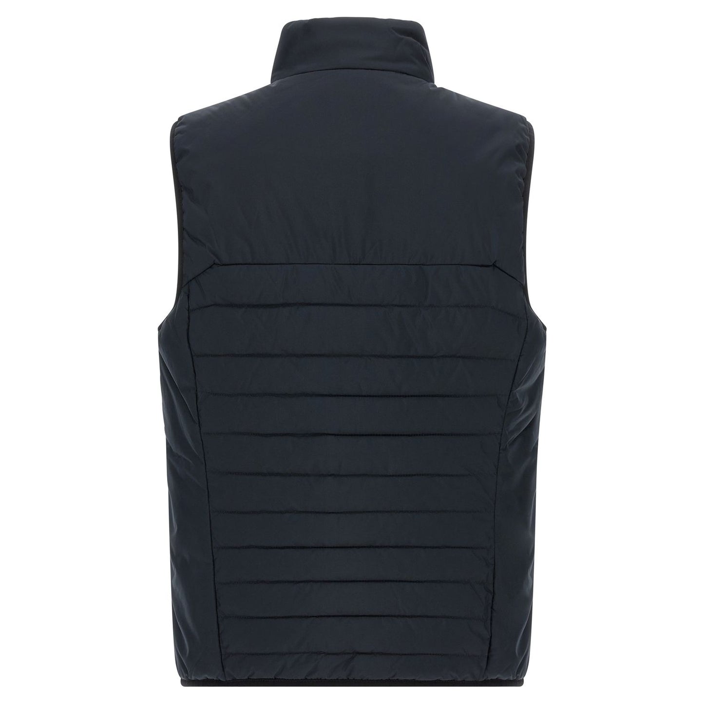 Hugo Boss Blue Polyester Sleeveless Jacket