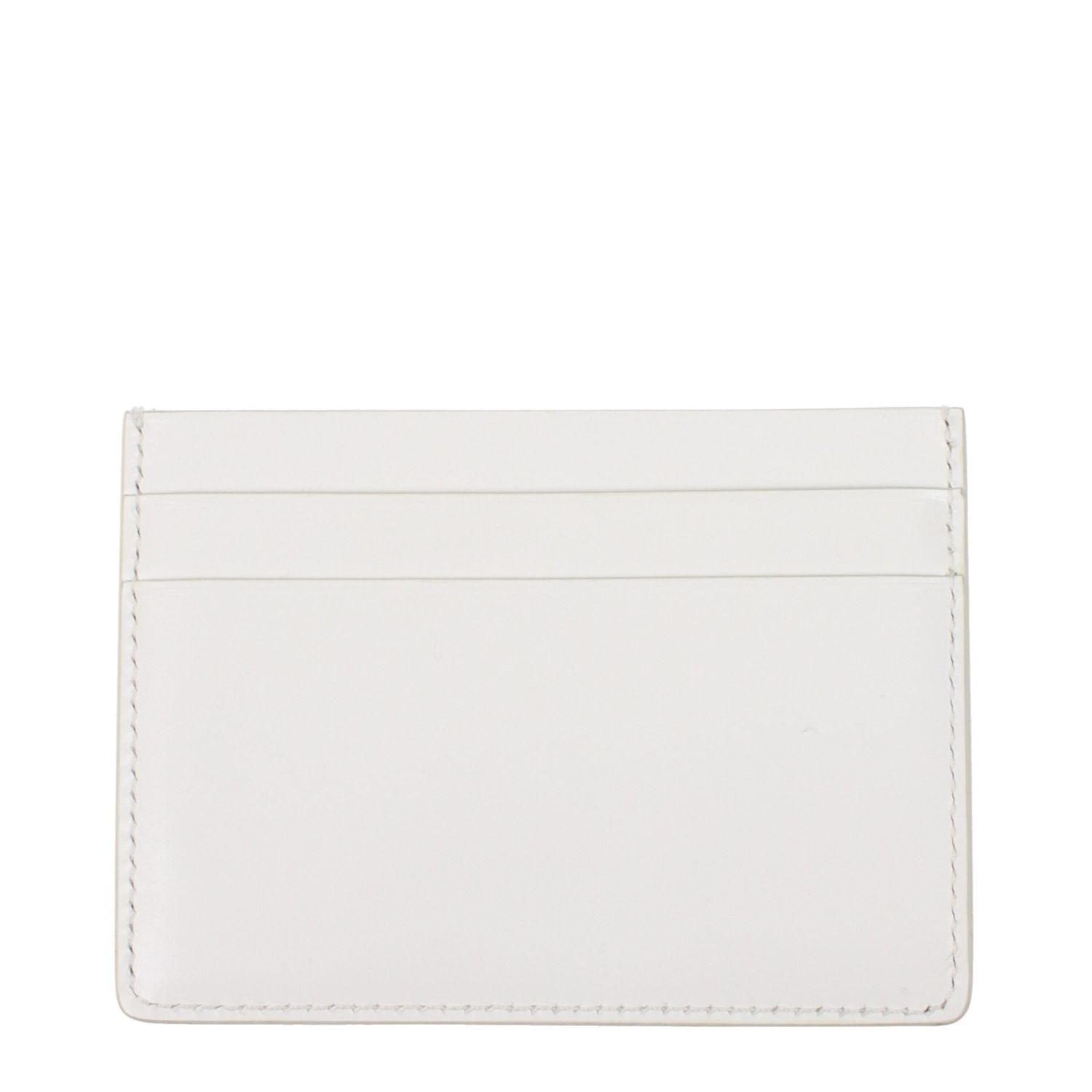 Jil Sander White Leather Cardholder