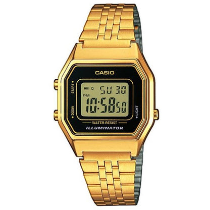 CASIO VINTAGE Mod. ICONIC LADY GOLD - BLACK WATCHES