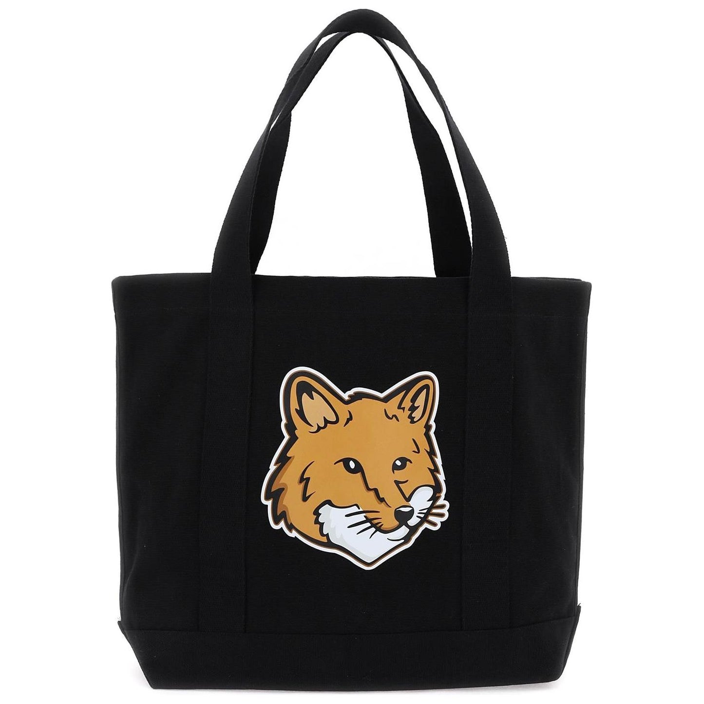 Maison Kitsune fox head tote bag Shopper Maison Kitsune