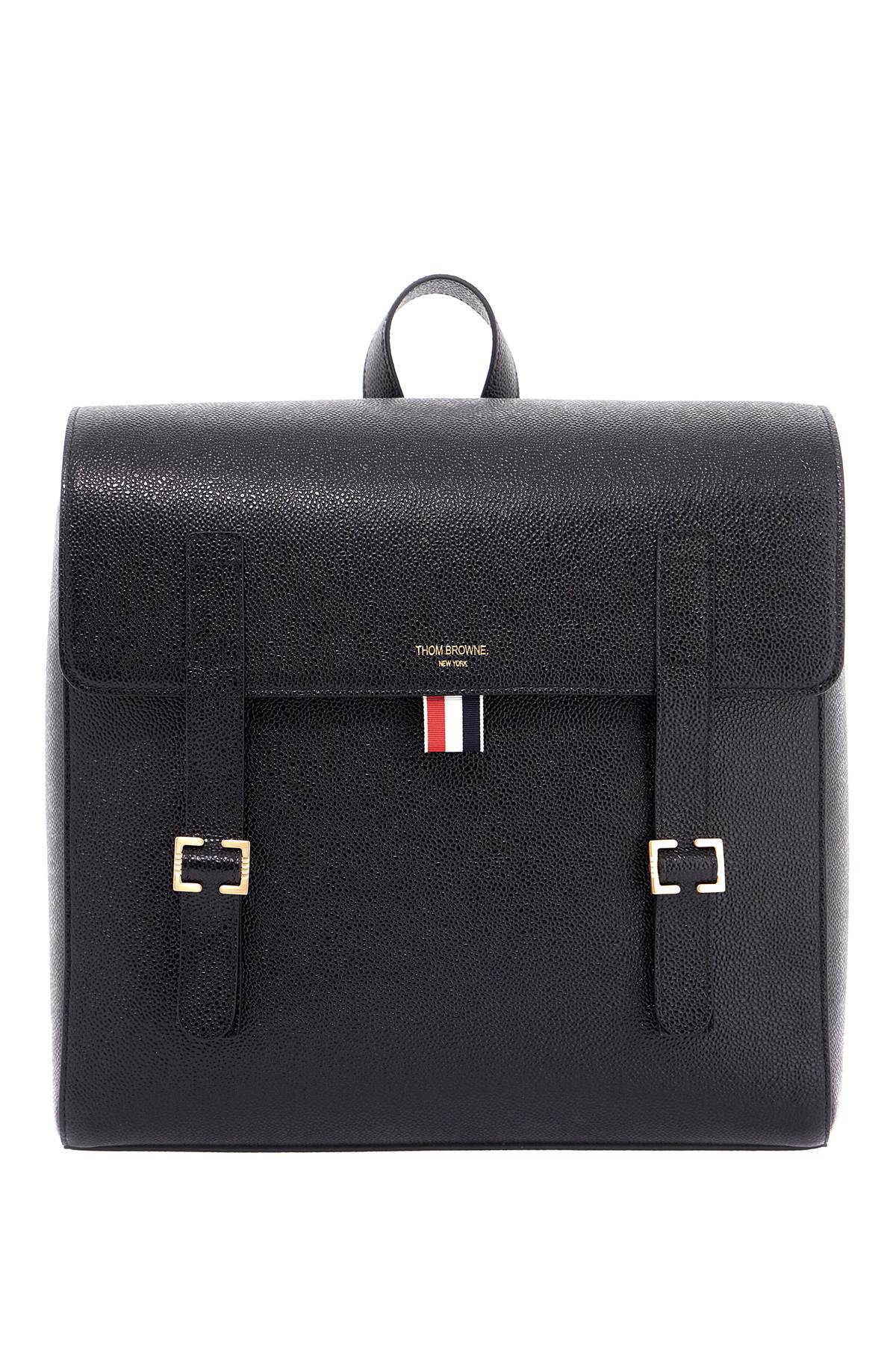 Thom Browne hammered leather backpack for men Backpacks Thom Browne