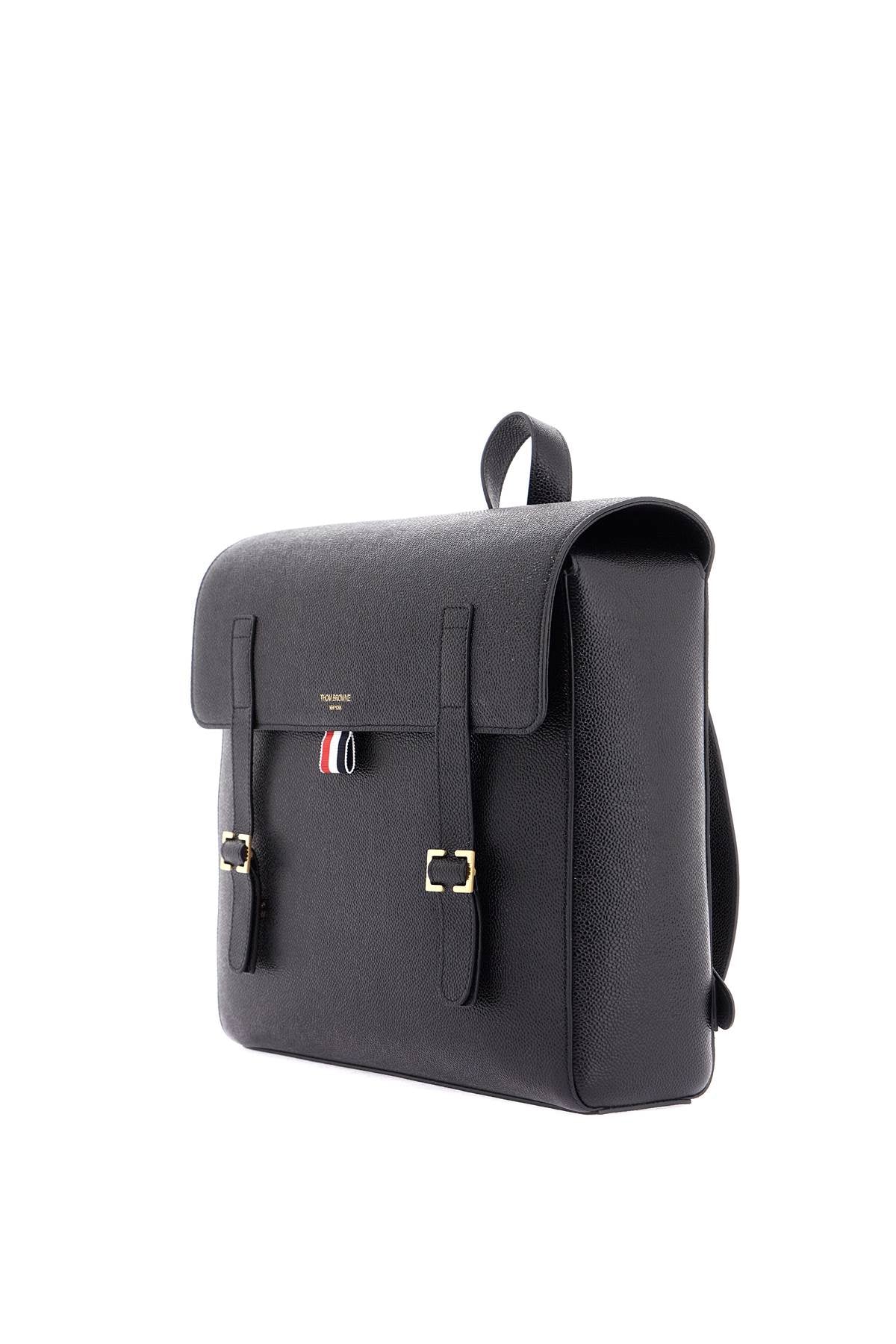 Thom Browne hammered leather backpack for men Backpacks Thom Browne