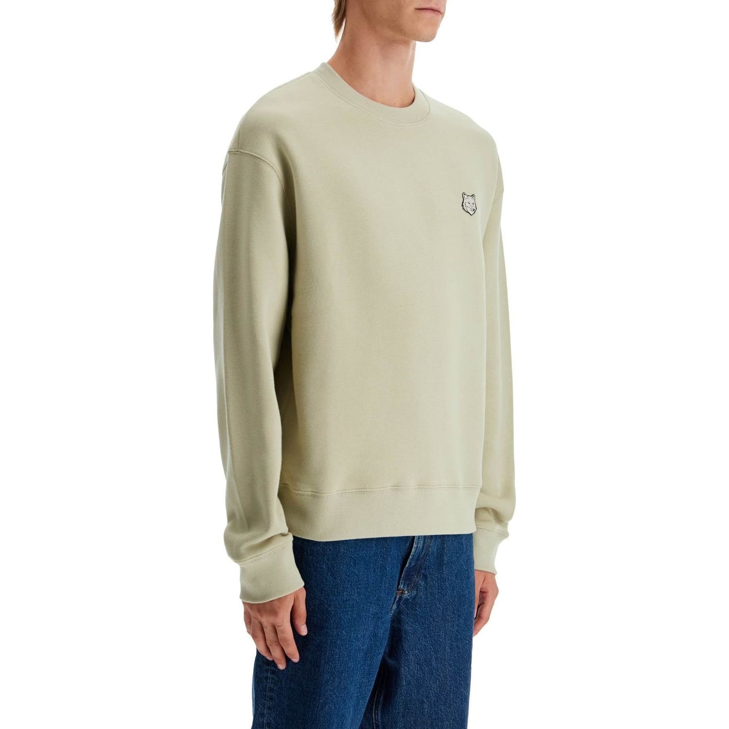 Maison Kitsune 'bold fox head crewneck sweat