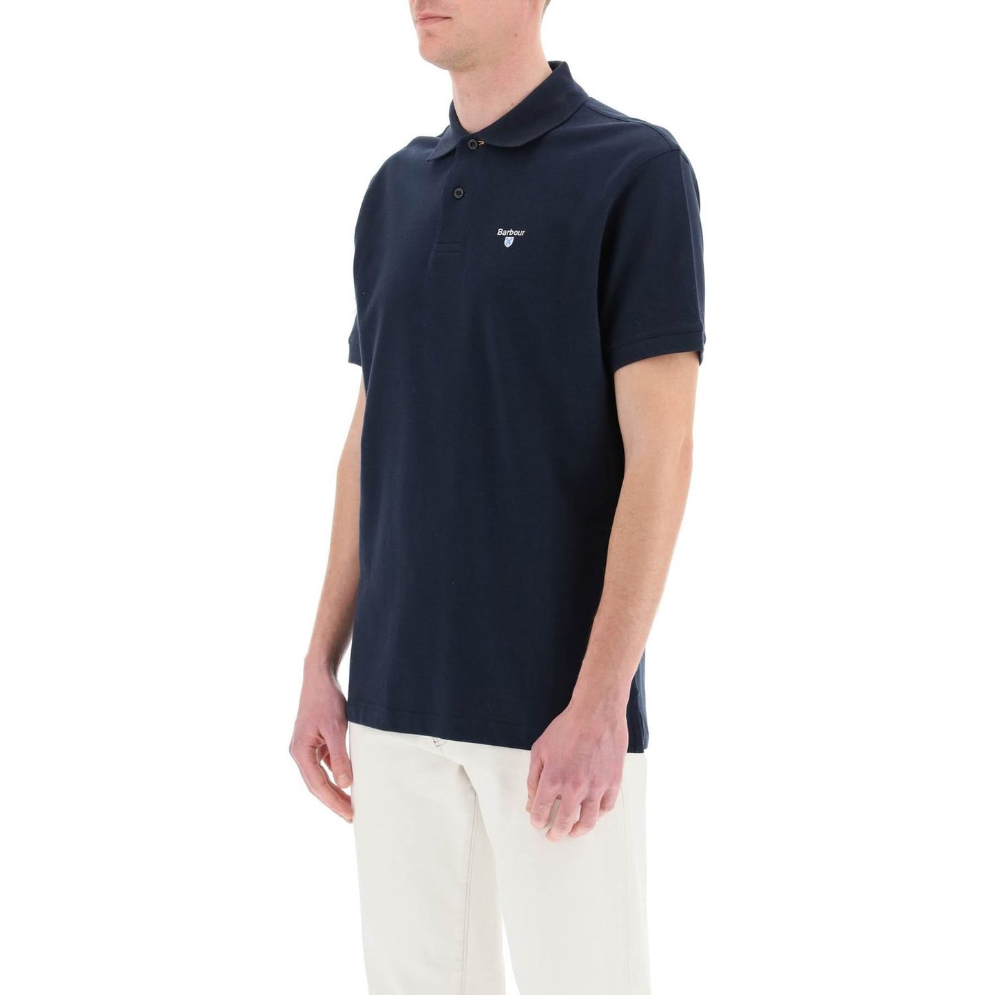 Barbour tartan-trim polo shirt Topwear Barbour