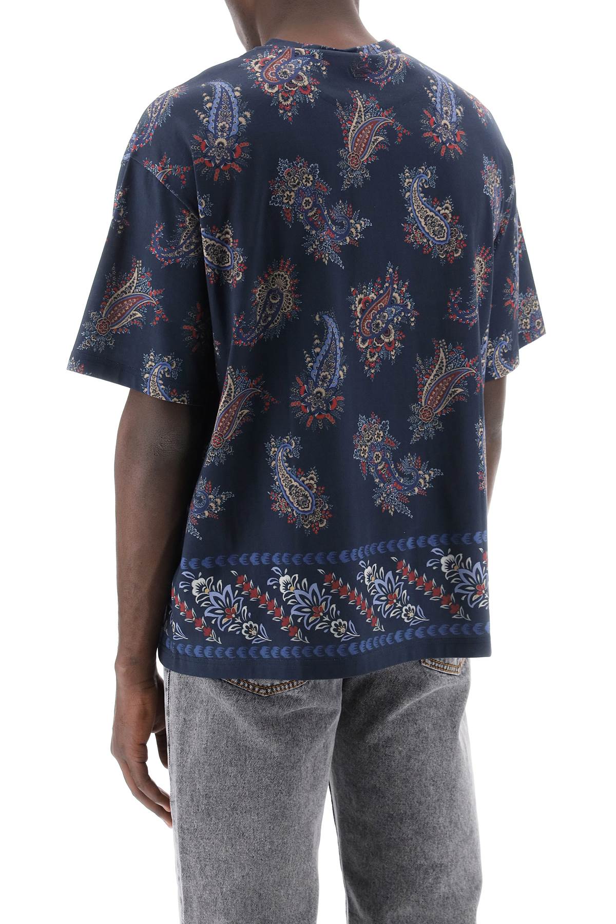 Etro paisley print crewneck t Topwear Etro