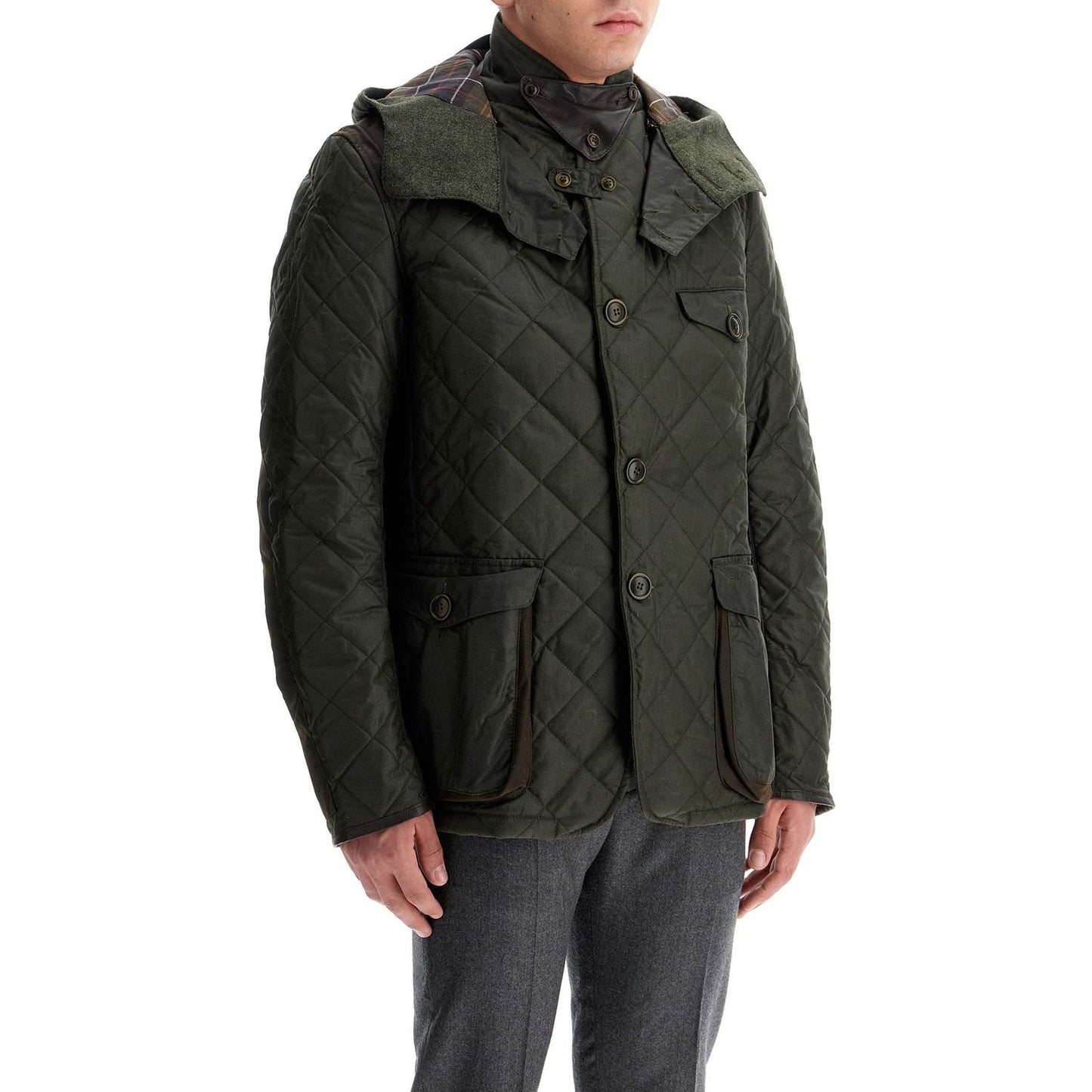 Barbour x TOKITO jacket with quilted wax finish Vests Barbour x TOKITO