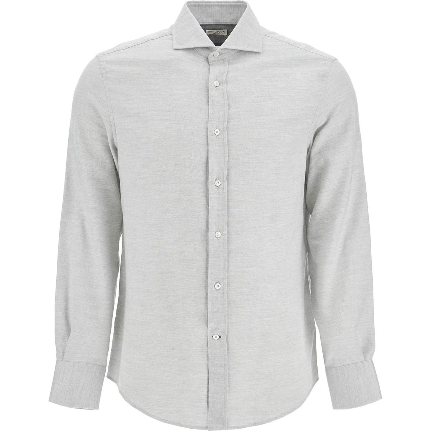 Brunello Cucinelli easy fit cotton-lyocell shirt