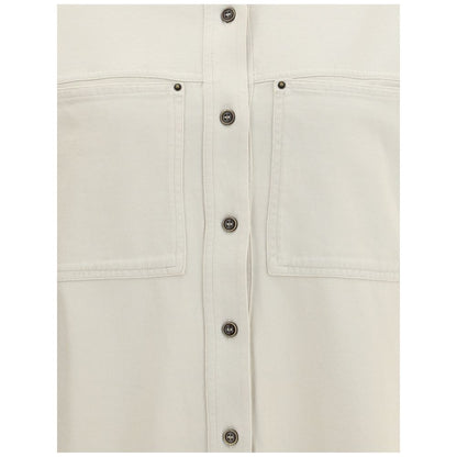 Marant Etoile White Cotton Dress Shirt
