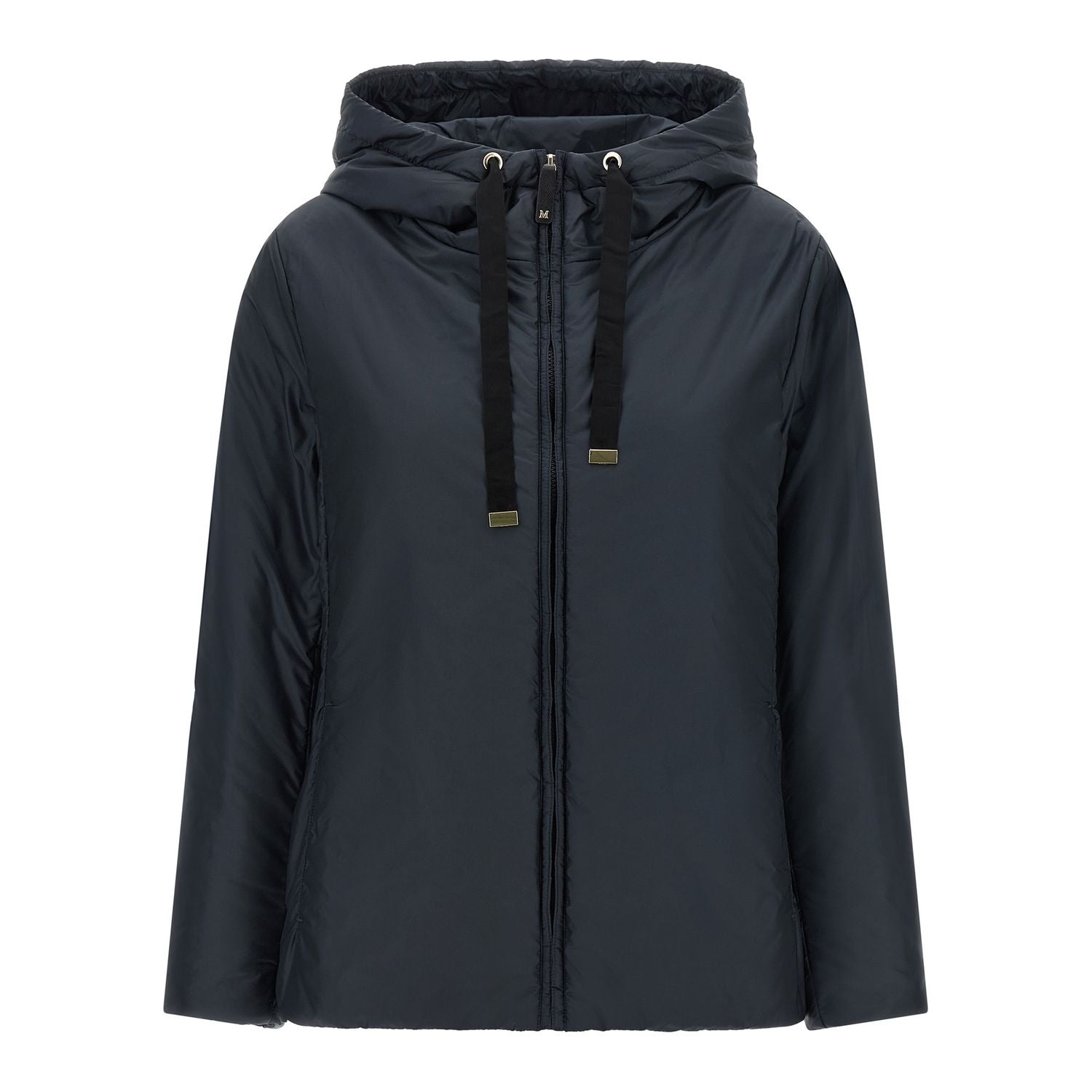 Max Mara Blue Polyester Shell Jacket