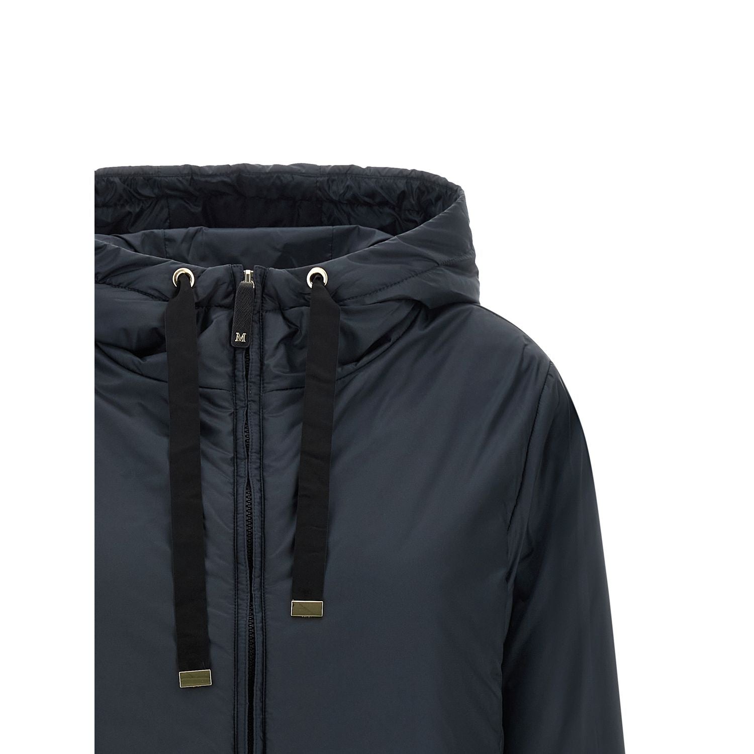 Max Mara Blue Polyester Shell Jacket