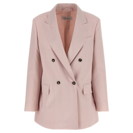 Max Mara Multicolor Virgin Wool Blazer