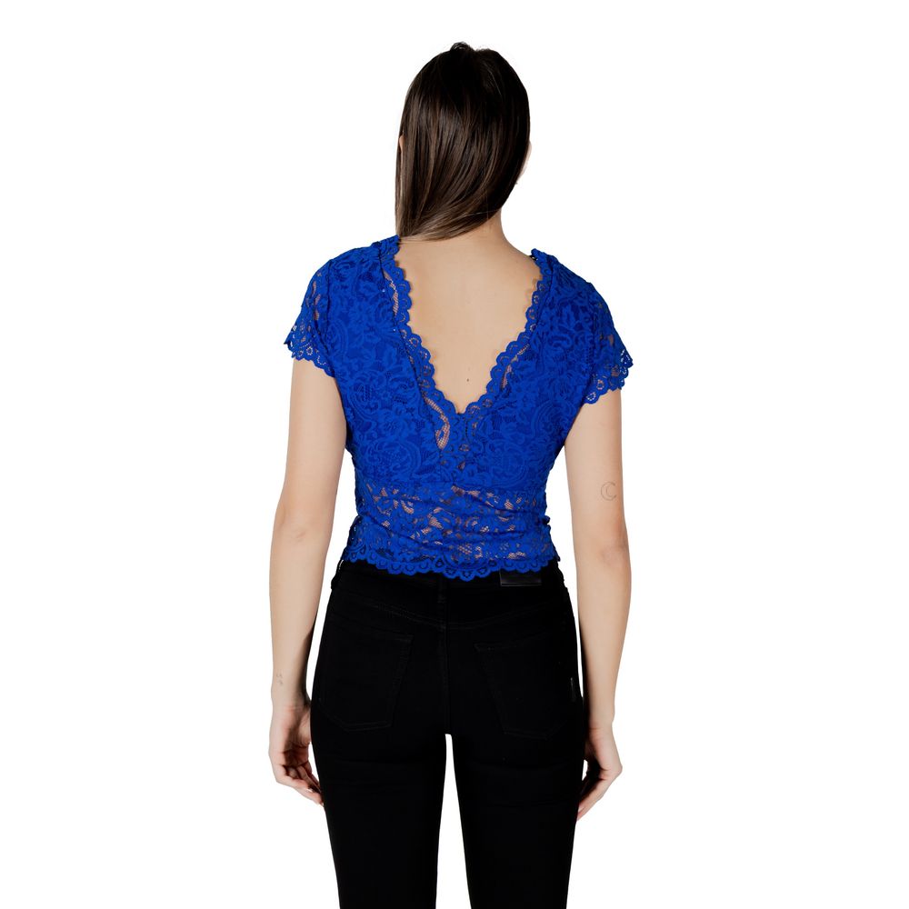 Morgan De Toi Blue Polyamide Top