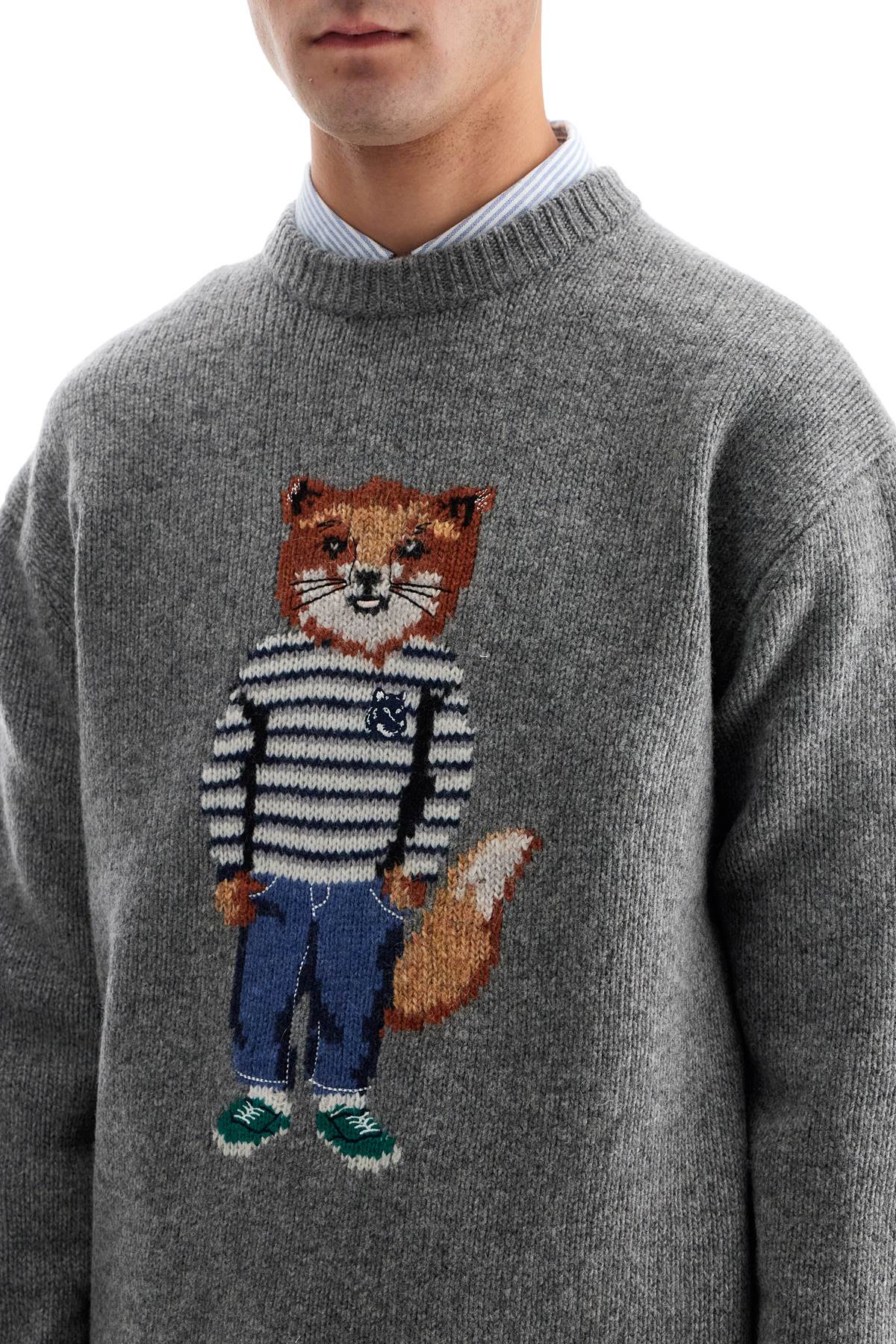 Maison Kitsune sweater in wool Knitwear Maison Kitsune