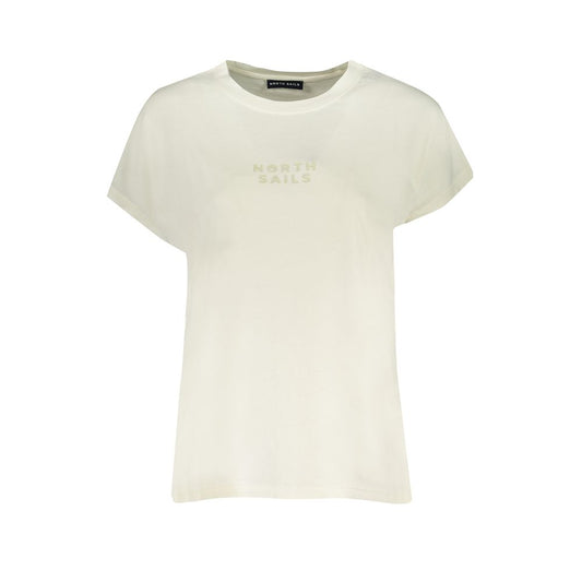 North Sails Bianco Organic Cotton Women T-Shirt