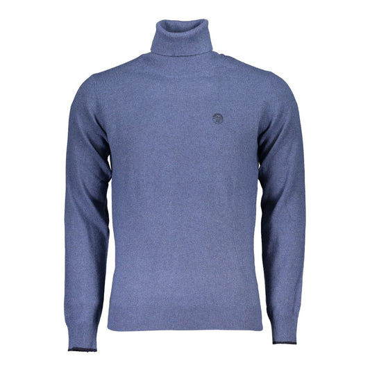 North Sails Blu Poliammide Men Sweater Turtleneck