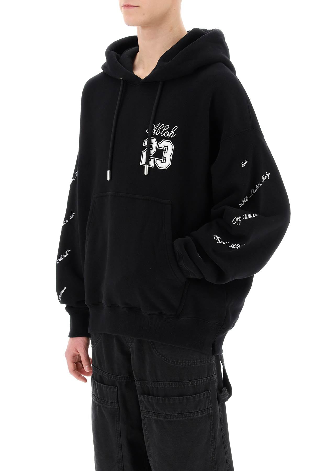 Off-White skate hoodie with 23 logo Topwear Off-White