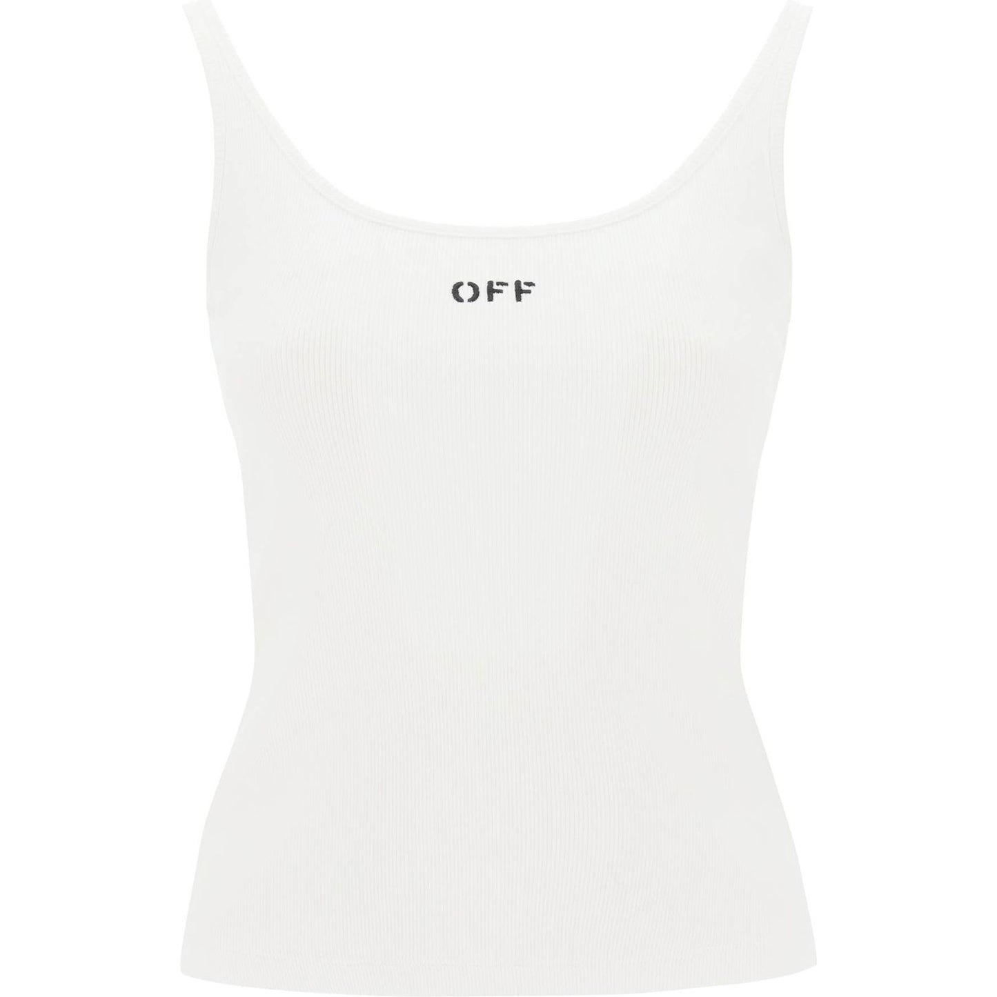 Off-White tank top with off embroidery Topwear Off-White