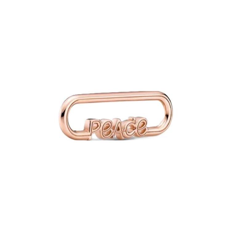 PANDORA CHARMS Mod.  STYLING PEACE WORD LINK ***SPECIAL PRICE***