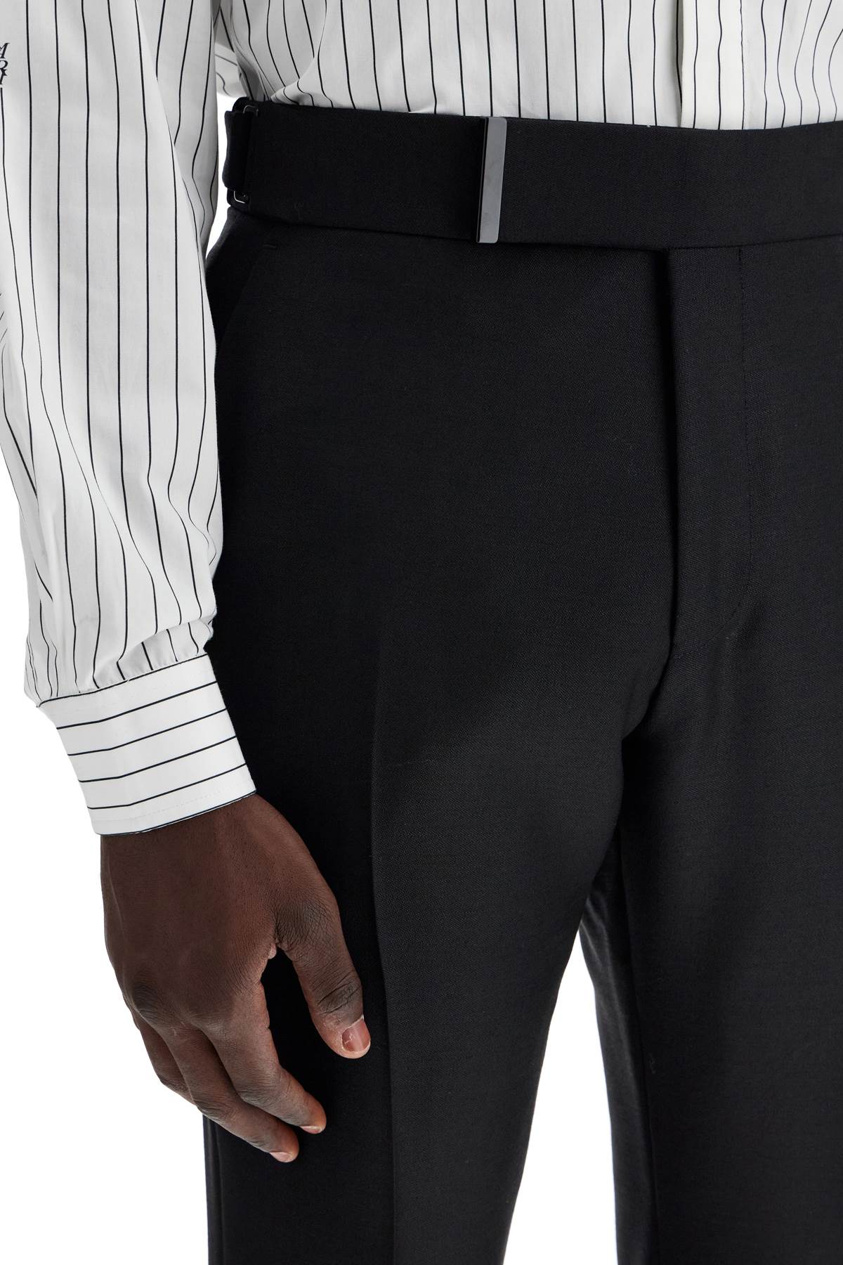 Tom Ford Tom Ford tailored wool and mohair trousers