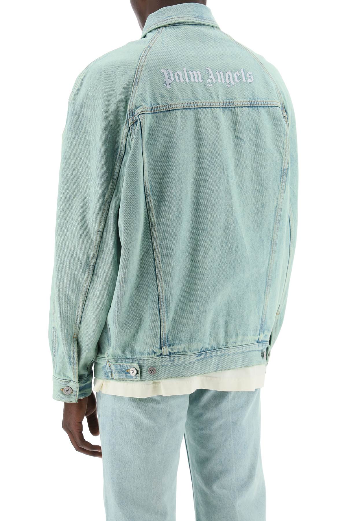 Palm Angels "denim overdye jacket Jackets Palm Angels