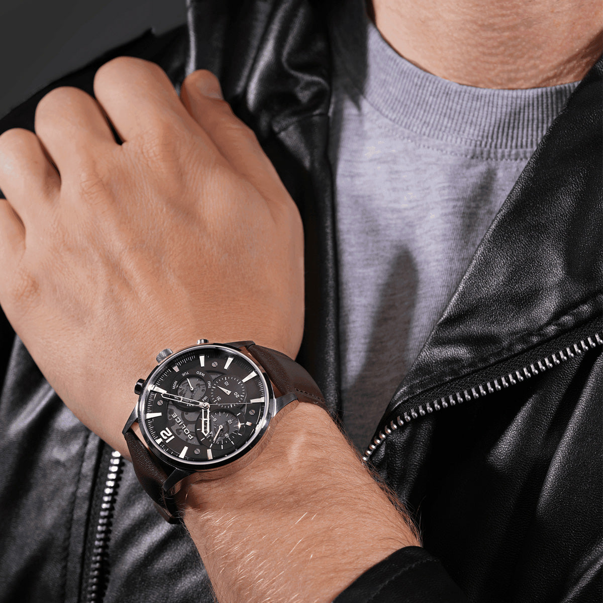 POLICE WATCHES Mod. PEWGF0040202M READY STOCKED WATCHES