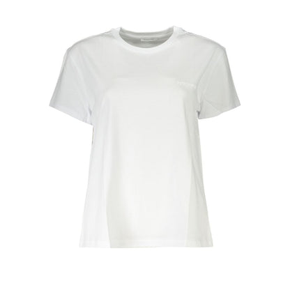 Patrizia Pepe Bianco Organic Cotton Women T-Shirt