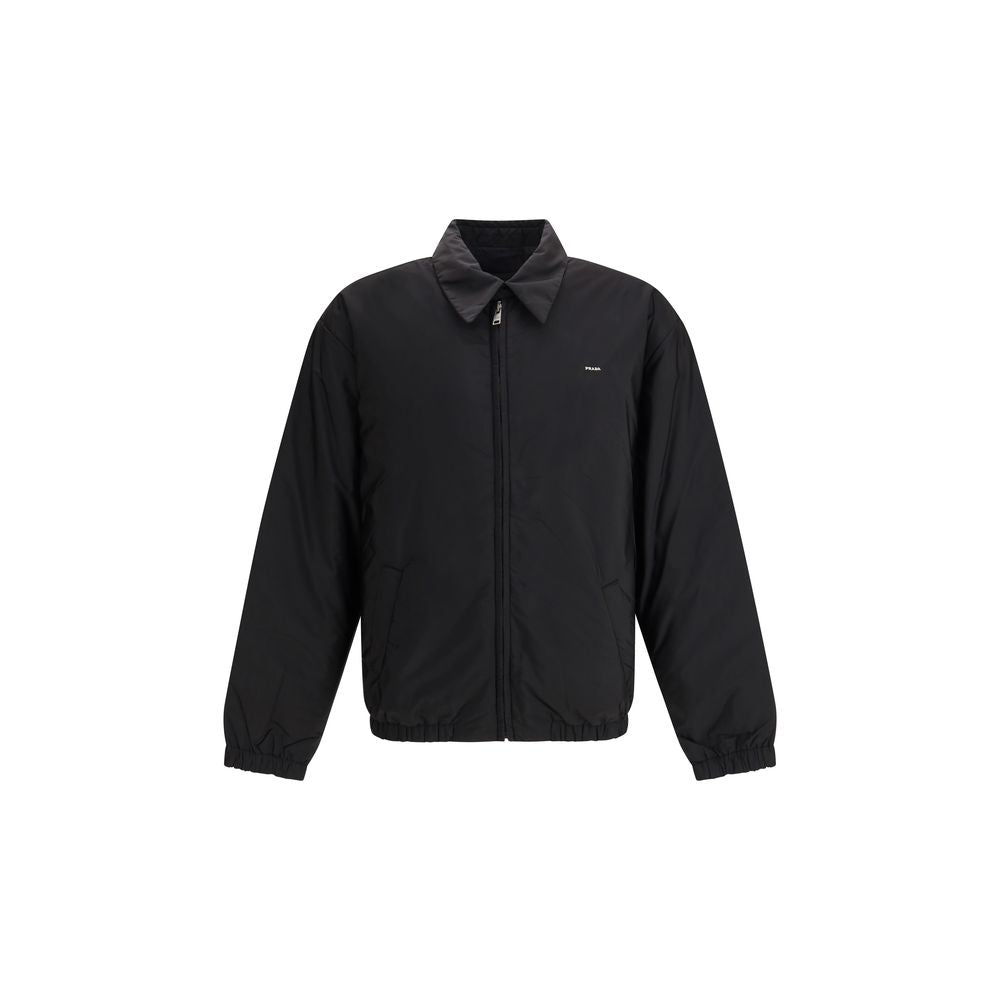 Prada Black Recycled Polyamide Full-Length Jacket 1728,72470364320,Black,Clothing,Full-Length Jackets - Jackets & Coats - Clothing,IT48 | M,IT52 | XL,Jackets & Coats - Clothing,Men,New with tags,Prada