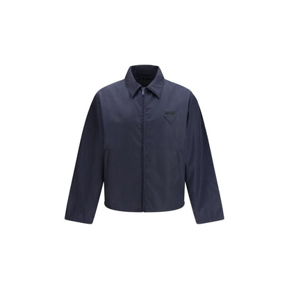 Prada Blue Nylon Shell Jacket