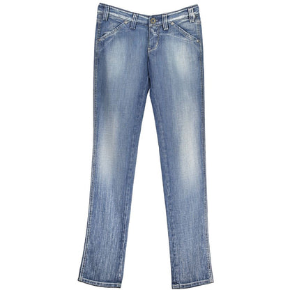 RE-START Azzurro Cotton Women Jeans