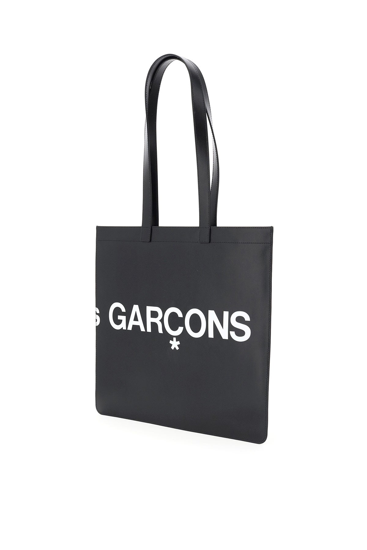 Comme Des Garcons Wallet Comme Des Garcons Wallet leather tote bag with logo