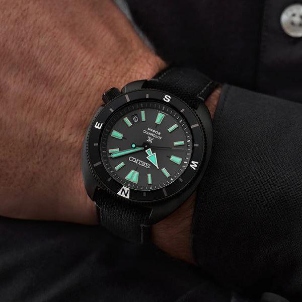 SEIKO PROSPEX Mod. DIVERS - BLACK SERIE NIGHT VISION TORTUGA AUTOMATIC - LIMITED EDITION WATCHES SEIKO