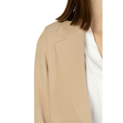 Sandro Ferrone Beige Polyester Blazer