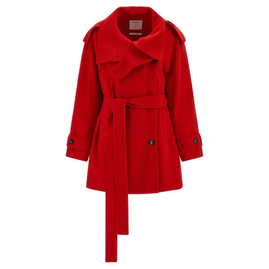 Sportmax Multicolor Virgin Wool Coat