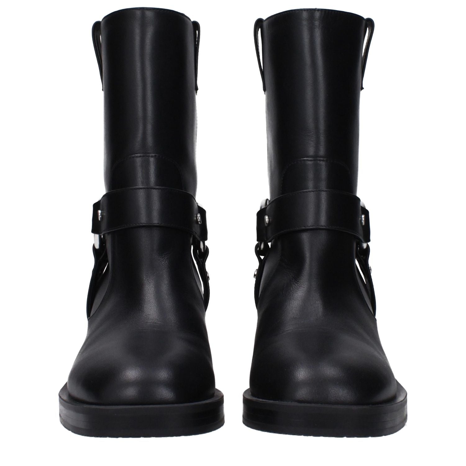 Stuart Weitzman Black Leather Ankle Boots