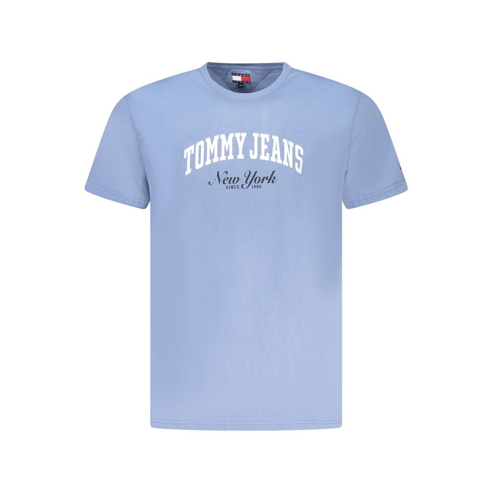 Tommy Hilfiger Azzurro Cotton Men T-Shirt