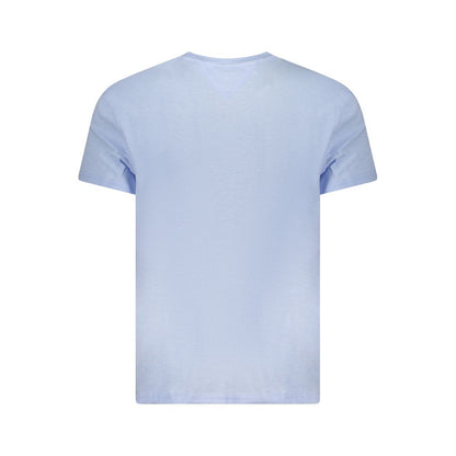 Tommy Hilfiger Azzurro Cotton Men's T-Shirt