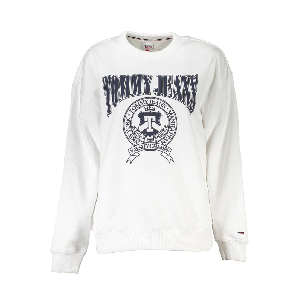 Tommy Hilfiger Bianco Cotton Women Sweatshirt