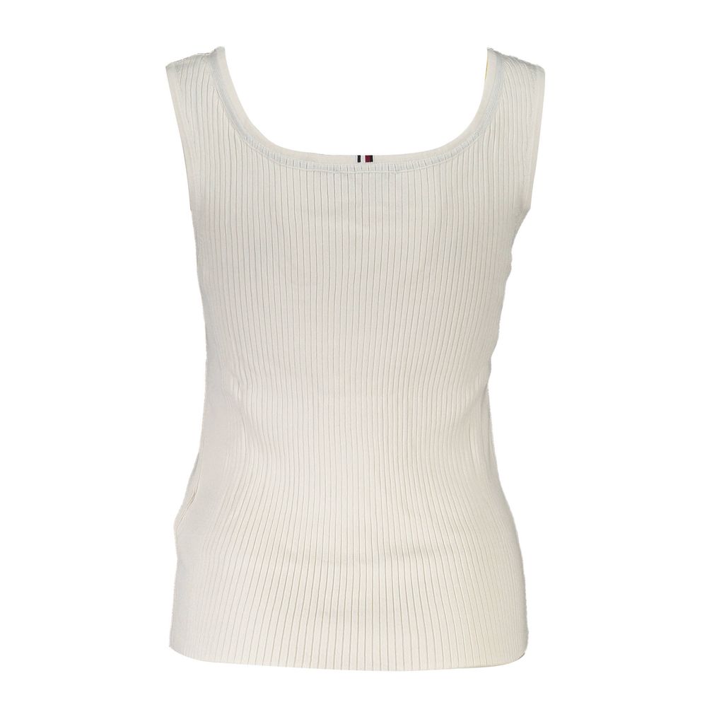 Tommy Hilfiger Bianco Modal Women Tank Top