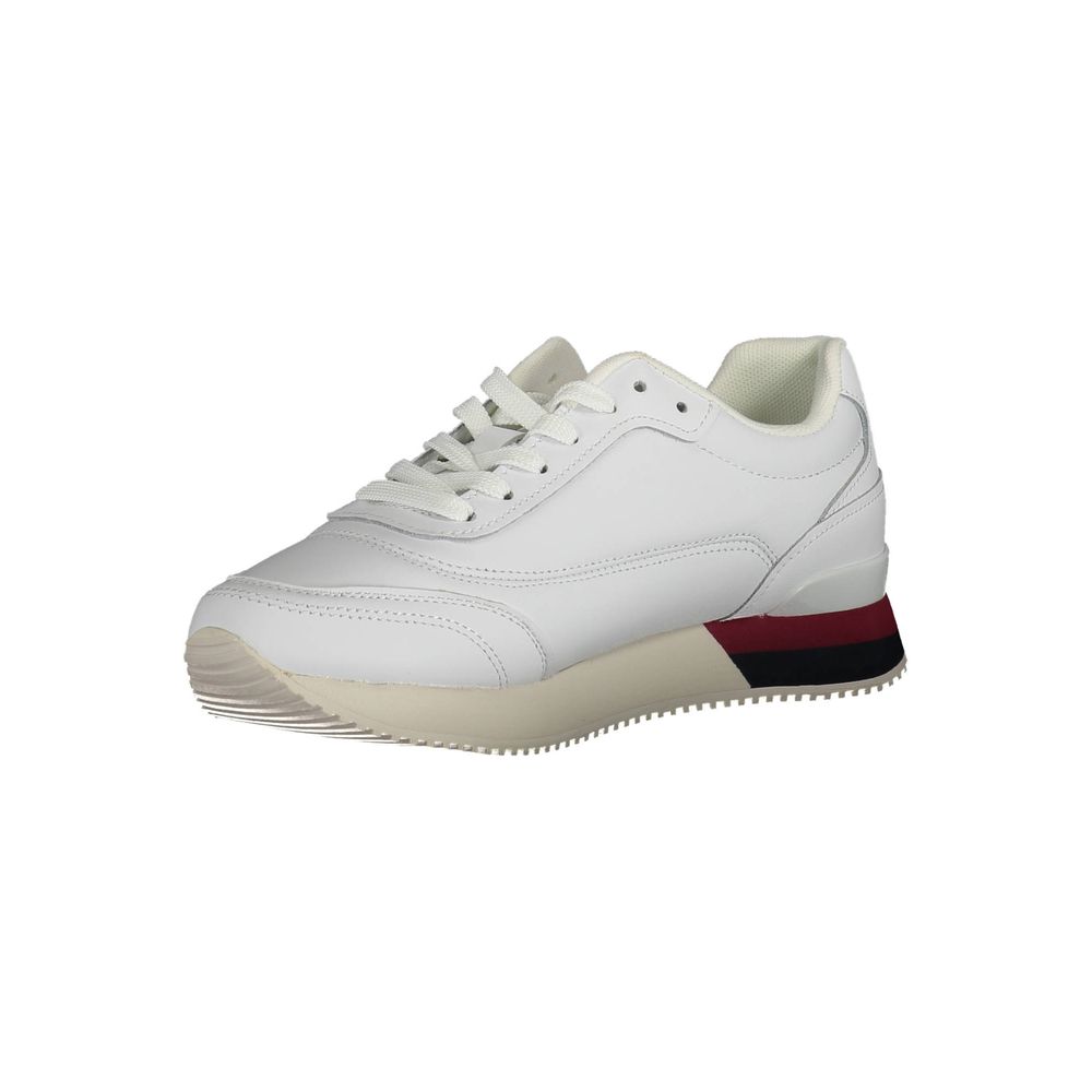Tommy Hilfiger Bianco Pelle Women Sneaker