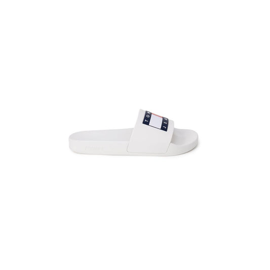 Tommy Hilfiger Jeans White Polyethylene Slippers