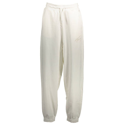 Tommy Hilfiger White Cotton Women's Sweatpant