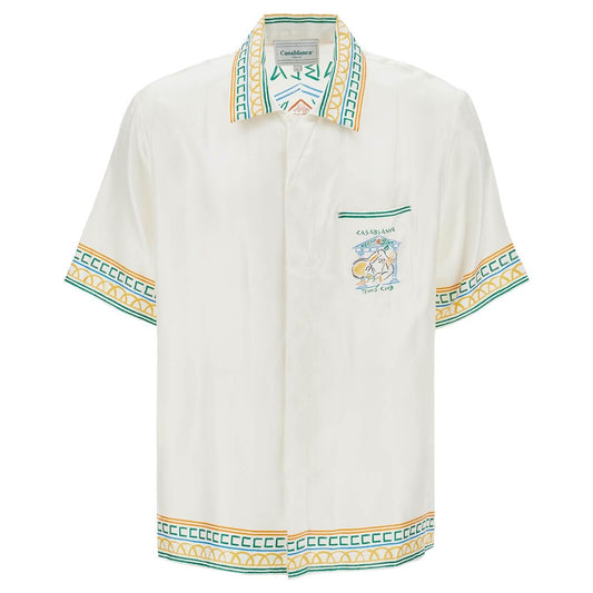 Casablanca silk crayon temple tennis club shirt Shirts Casablanca