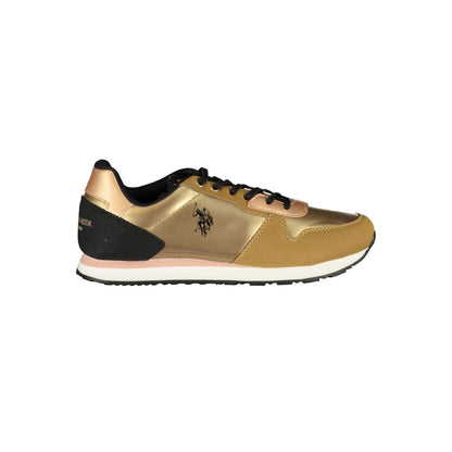 U.S. POLO ASSN. Oro Poliuretano Donna Sneaker