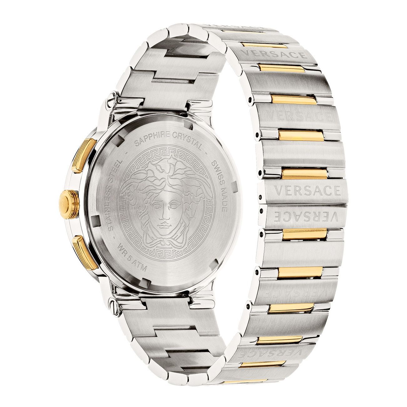 VERSACE Mod. GRECA LOGO CHRONOGRAPH - SILVER