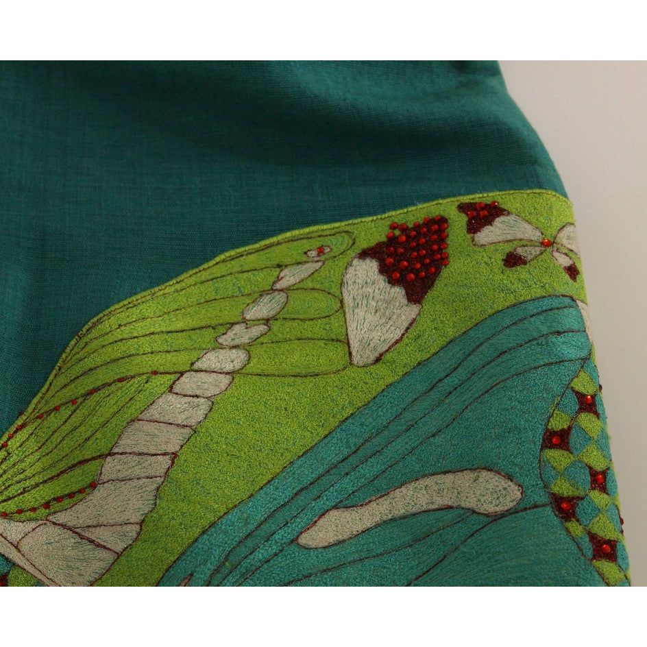Lanre Da Silva Ajayi | Green Above Knee Mini Dress | McRichard Designer Brands